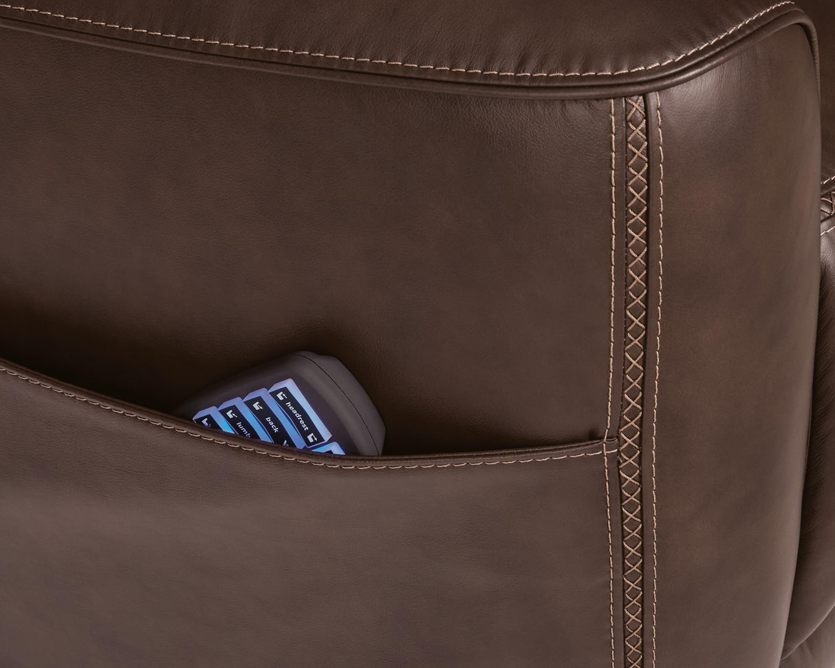 4Z-Serenity Zone Espresso Power Lift Recliner from Ashley - Luna Furniture