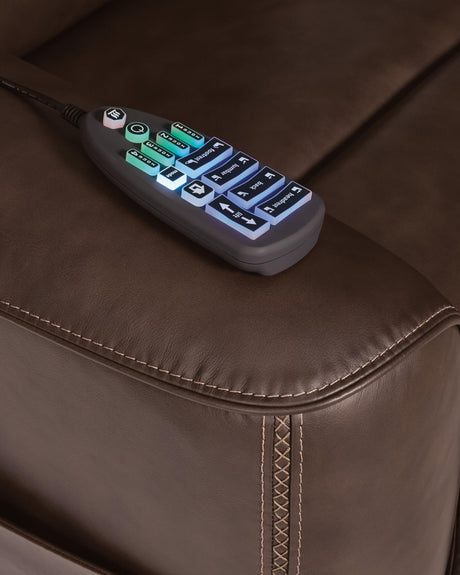 4Z-Serenity Zone Espresso Power Lift Recliner from Ashley - Luna Furniture