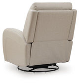 Motion-Max Stonewash Swivel Glider Power Recliner from Ashley - Luna Furniture