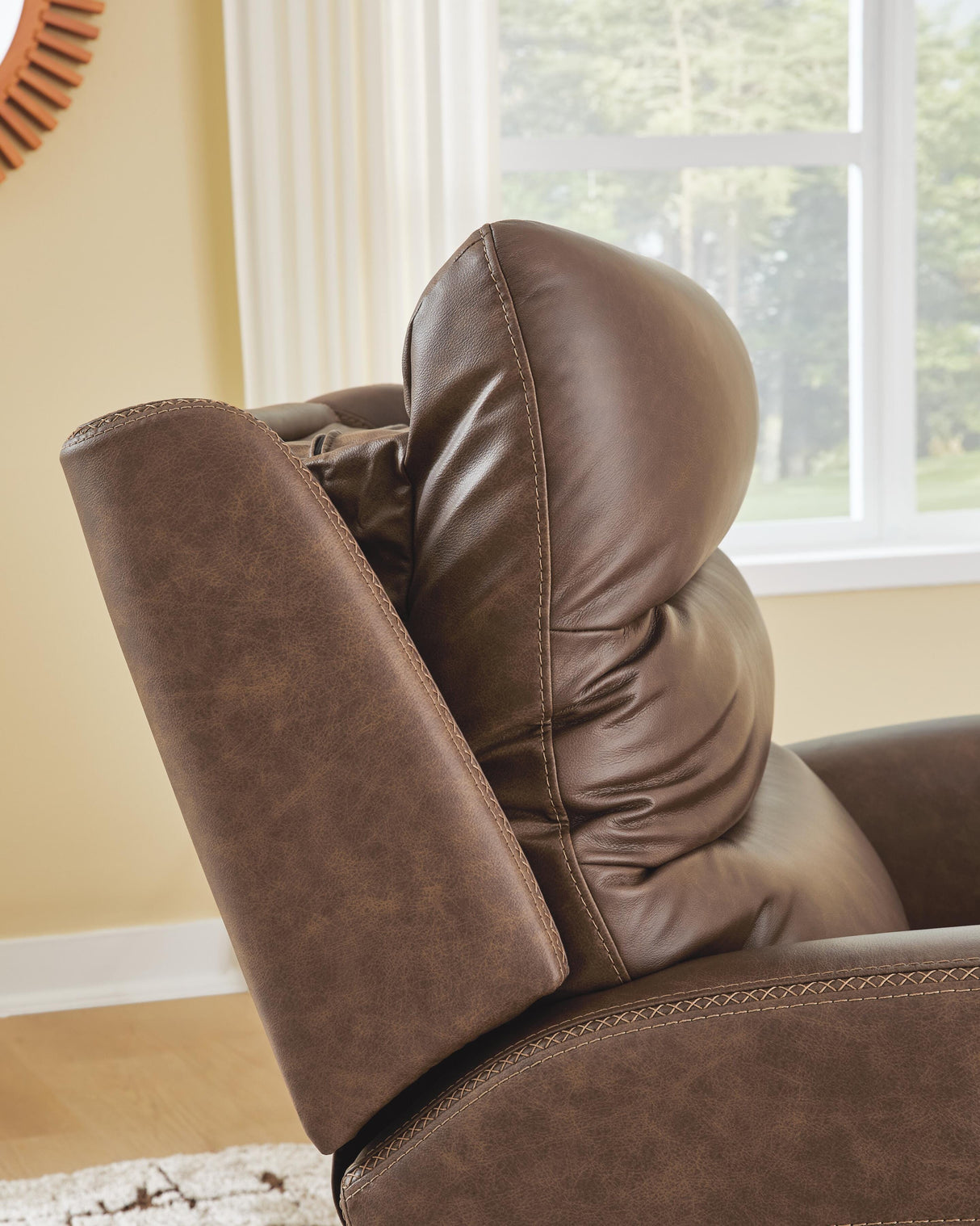 Motion-Max Saddle Swivel Glider Power Recliner from Ashley - Luna Furniture
