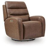 Motion-Max Saddle Swivel Glider Power Recliner from Ashley - Luna Furniture
