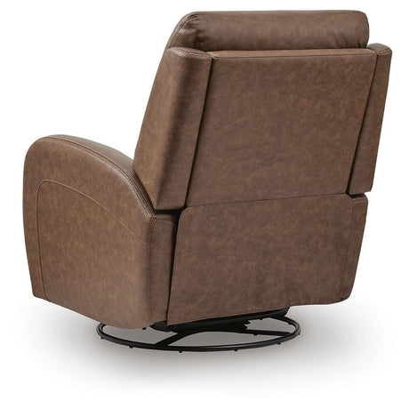 Motion-Max Saddle Swivel Glider Power Recliner from Ashley - Luna Furniture