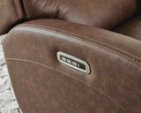 Motion-Max Saddle Swivel Glider Power Recliner from Ashley - Luna Furniture