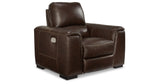 Alessandro Walnut Power Recliner from Ashley - Luna Furniture