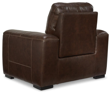 Alessandro Walnut Power Recliner from Ashley - Luna Furniture