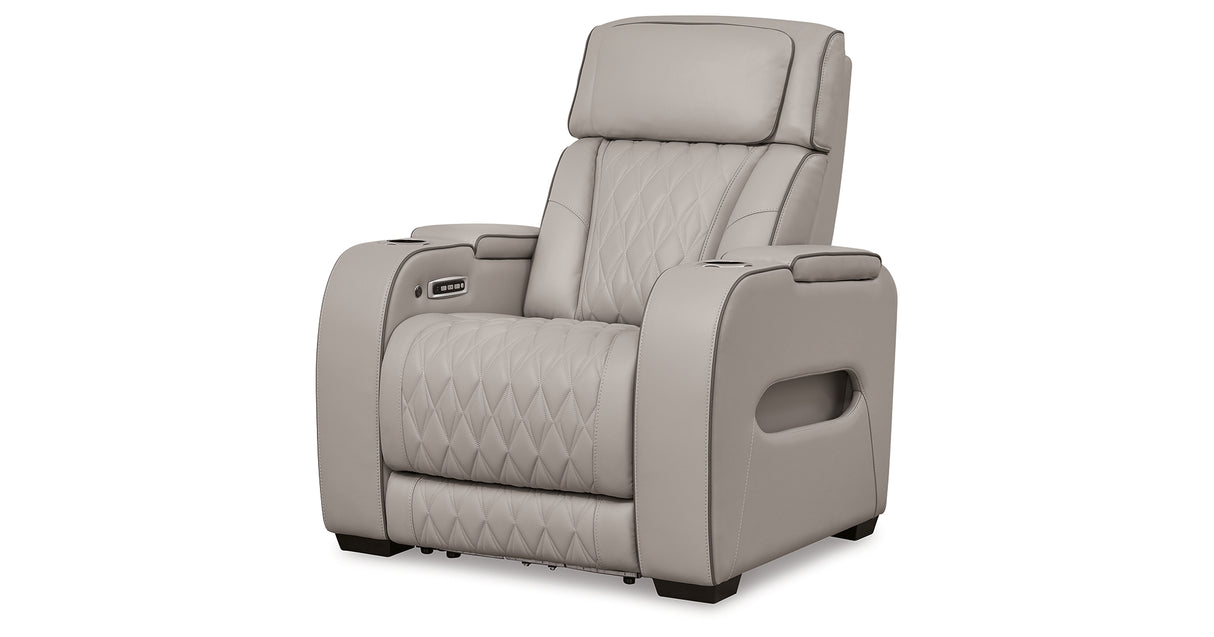 Boyington Sofa, Loveseat and Recliner in Gray from Ashley Furniture - Luna Furniture