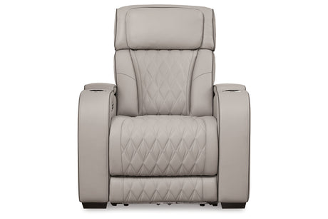 Boyington Power Reclining Sofa, Loveseat and Recliner from Ashley - Luna Furniture