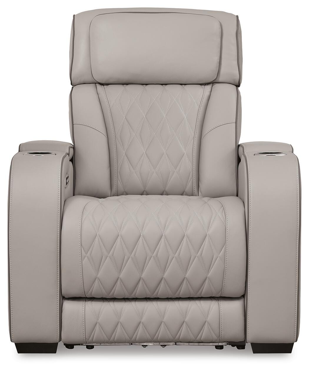 Boyington Gray Power Reclining Sofa and Recliner from Ashley - Luna Furniture
