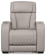 Boyington Gray Power Reclining Sofa and Recliner from Ashley - Luna Furniture