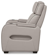 Boyington Gray Power Reclining Sofa and Recliner from Ashley - Luna Furniture