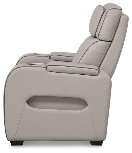 Boyington Gray Power Reclining Sofa and Recliner from Ashley - Luna Furniture