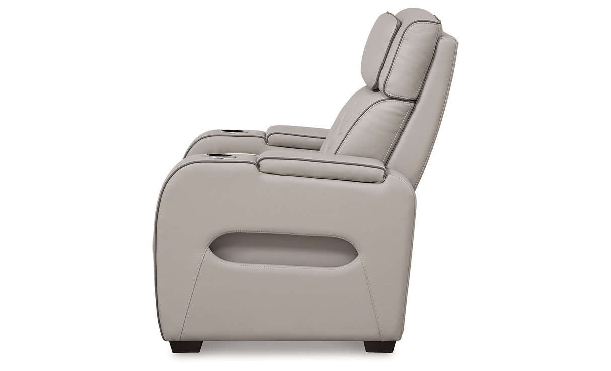 Boyington Gray Power Recliner from Ashley - Luna Furniture
