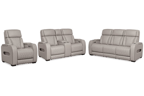 Boyington Power Reclining Sofa, Loveseat and Recliner from Ashley - Luna Furniture