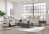 Boyington Gray Power Reclining Living Room Set from Ashley - Luna Furniture