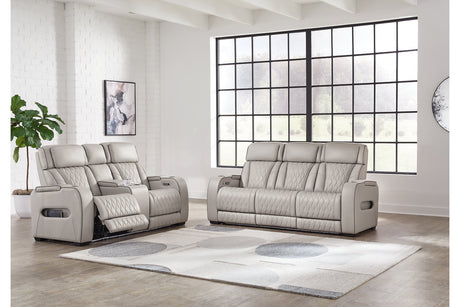 Boyington Power Reclining Sofa, Loveseat and Recliner from Ashley - Luna Furniture