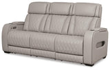 Boyington Gray Power Reclining Sofa and Recliner from Ashley - Luna Furniture