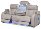 Boyington Gray Power Reclining Sofa and Recliner from Ashley - Luna Furniture