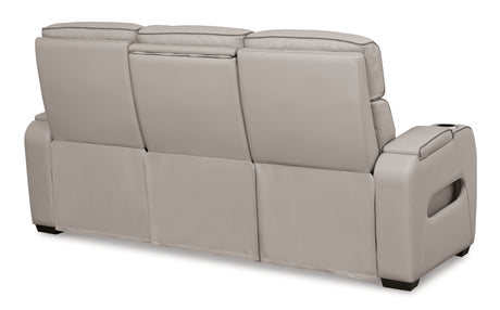 Boyington Gray Power Reclining Sofa from Ashley - Luna Furniture