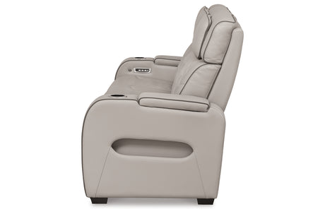 Boyington Gray Power Reclining Sofa and Recliner from Ashley - Luna Furniture