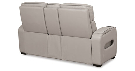 Boyington Sofa, Loveseat and Recliner in Gray from Ashley - Luna Furniture