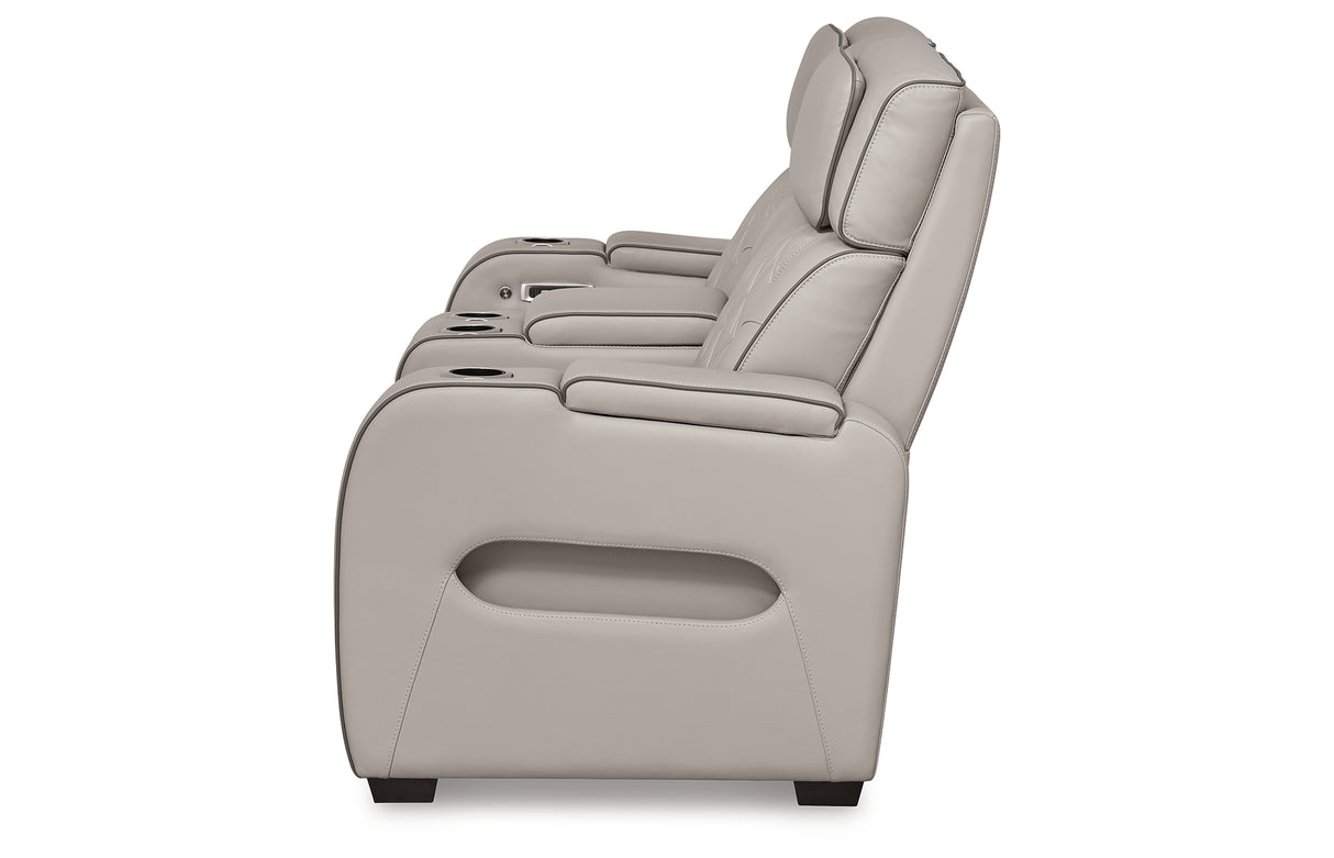 Boyington Sofa, Loveseat and Recliner in Gray from Ashley Furniture - Luna Furniture