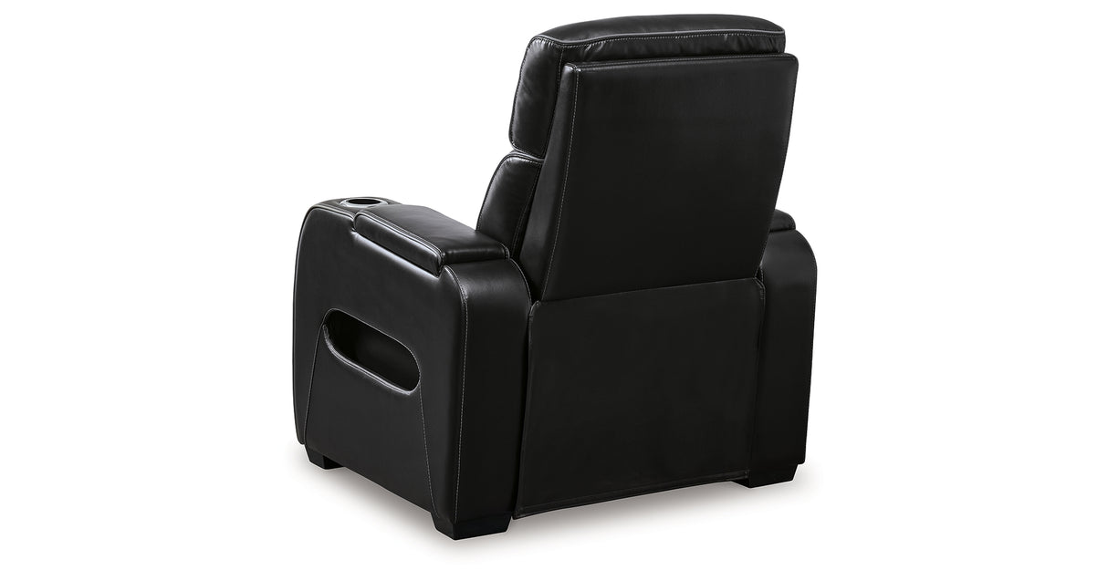 Boyington Black Power Recliner from Ashley - Luna Furniture