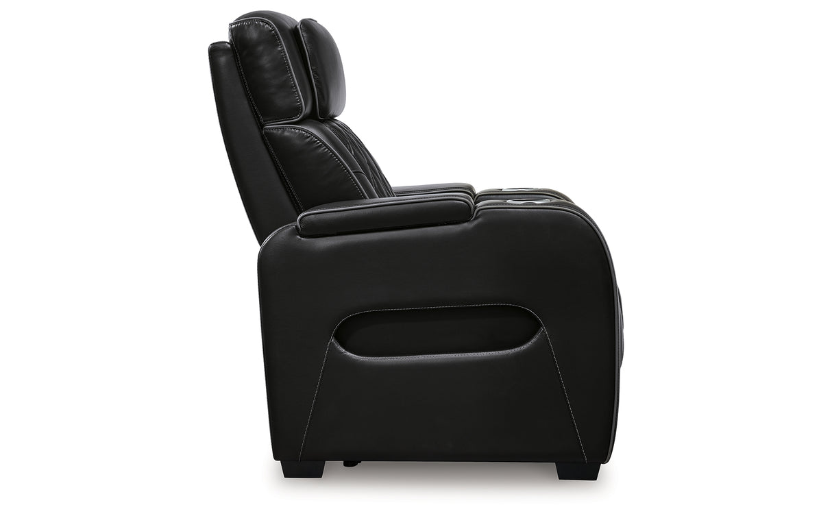 Boyington Black Power Recliner from Ashley - Luna Furniture
