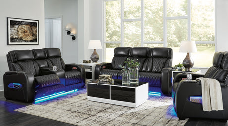 Boyington Power Reclining Sofa, Loveseat and Recliner from Ashley - Luna Furniture
