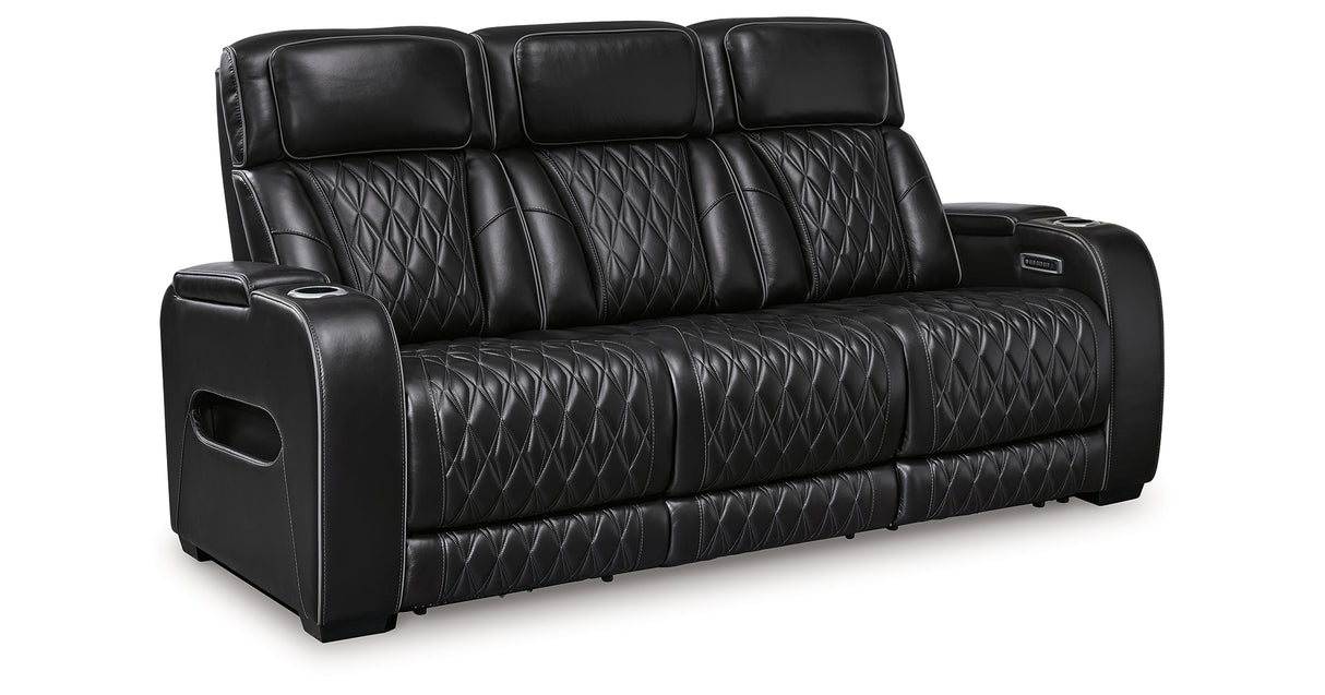 Boyington Sofa, Loveseat and Recliner in Black from Ashley - Luna Furniture