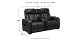 Boyington Sofa, Loveseat and Recliner in Black from Ashley - Luna Furniture