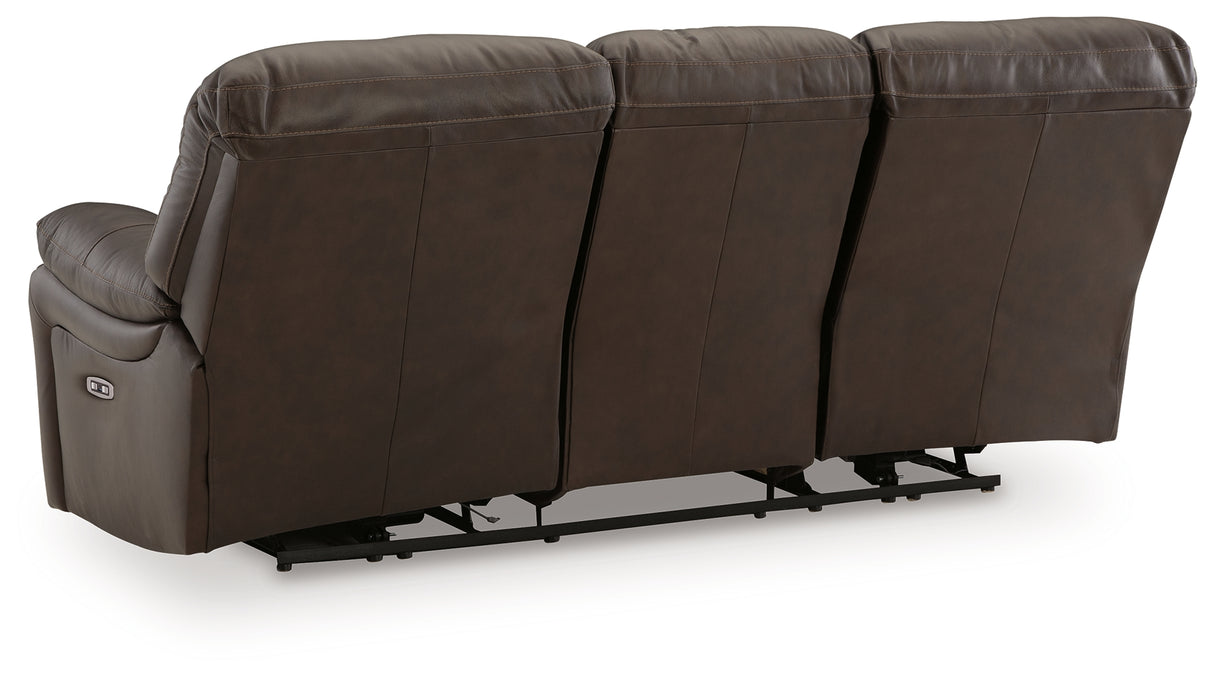 Leesworth Power Reclining Sofa, Loveseat and Recliner from Ashley - Luna Furniture
