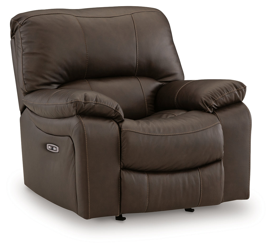 Leesworth Power Reclining Sofa, Loveseat and Recliner from Ashley - Luna Furniture
