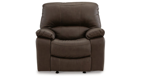 Leesworth Dark Brown Power Recliner from Ashley Furniture - Luna Furniture