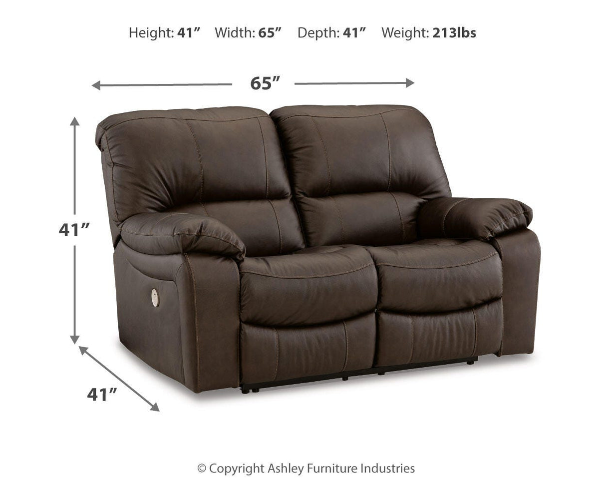 Leesworth Power Reclining Sofa, Loveseat and Recliner from Ashley Furniture - Luna Furniture