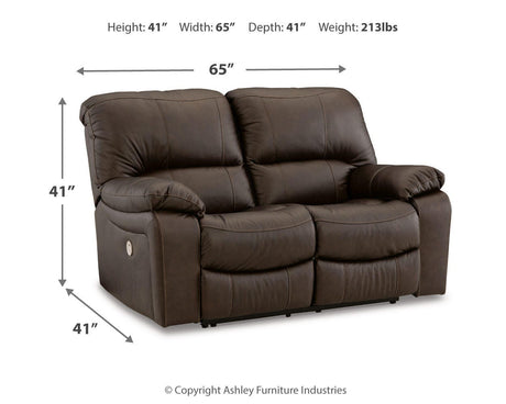 Leesworth Power Reclining Sofa, Loveseat and Recliner from Ashley Furniture - Luna Furniture