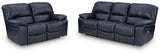 Leesworth Ocean Power Reclining Living Room Set from Ashley - Luna Furniture