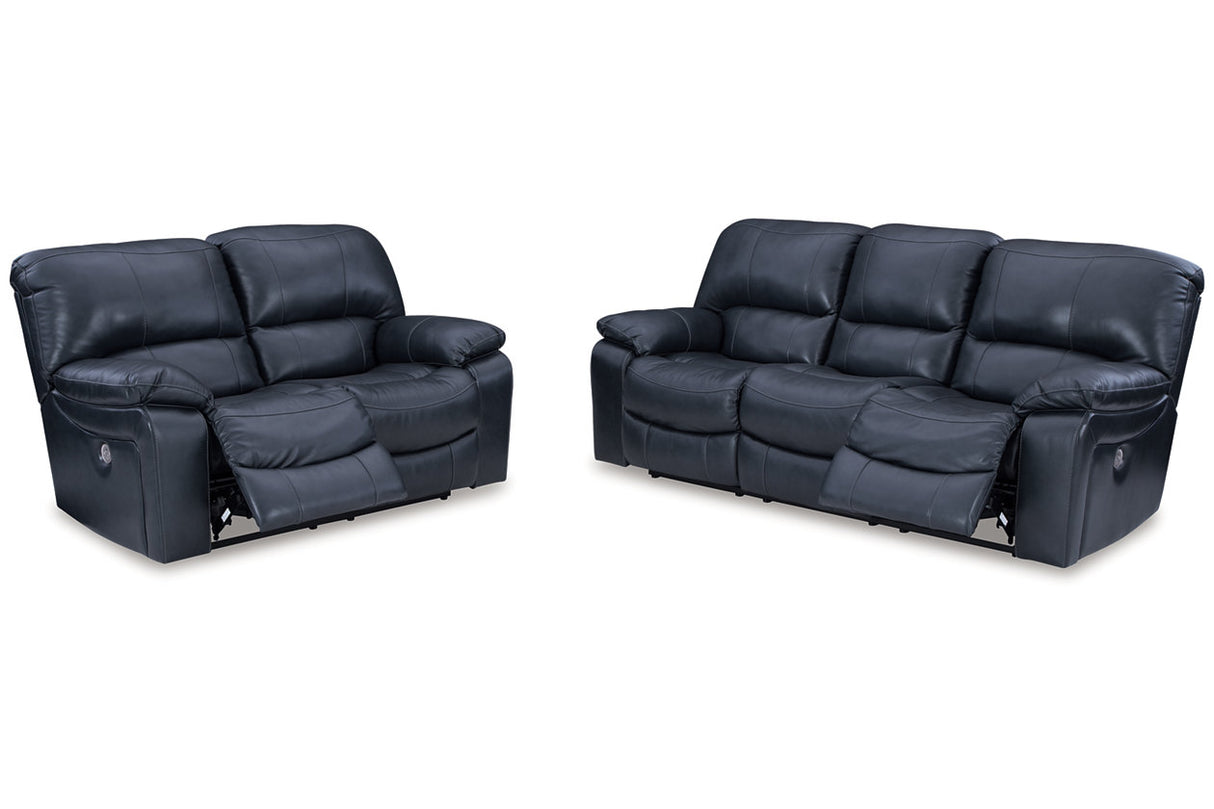 Leesworth Power Reclining Sofa, Loveseat and Recliner from Ashley - Luna Furniture