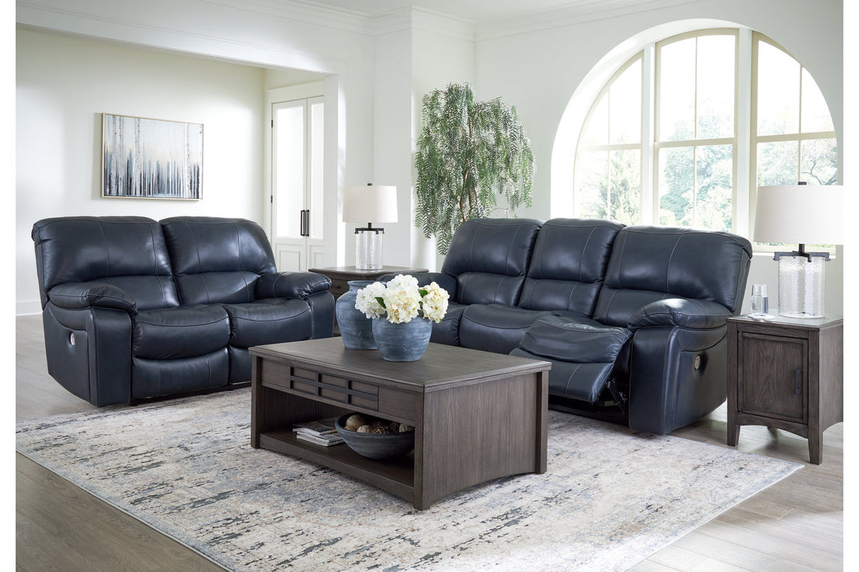 Leesworth Ocean Power Reclining Living Room Set from Ashley - Luna Furniture