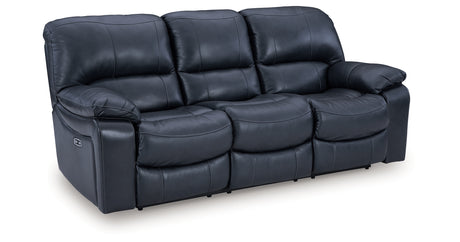 Leesworth Ocean Power Reclining Set from Ashley Furniture - Luna Furniture