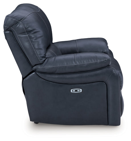 Leesworth Ocean Power Reclining Set from Ashley Furniture - Luna Furniture