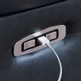 Leesworth Ocean Power Reclining Loveseat from Ashley - Luna Furniture