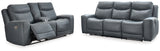 Mindanao Steel Power Reclining Living Room Set from Ashley - Luna Furniture