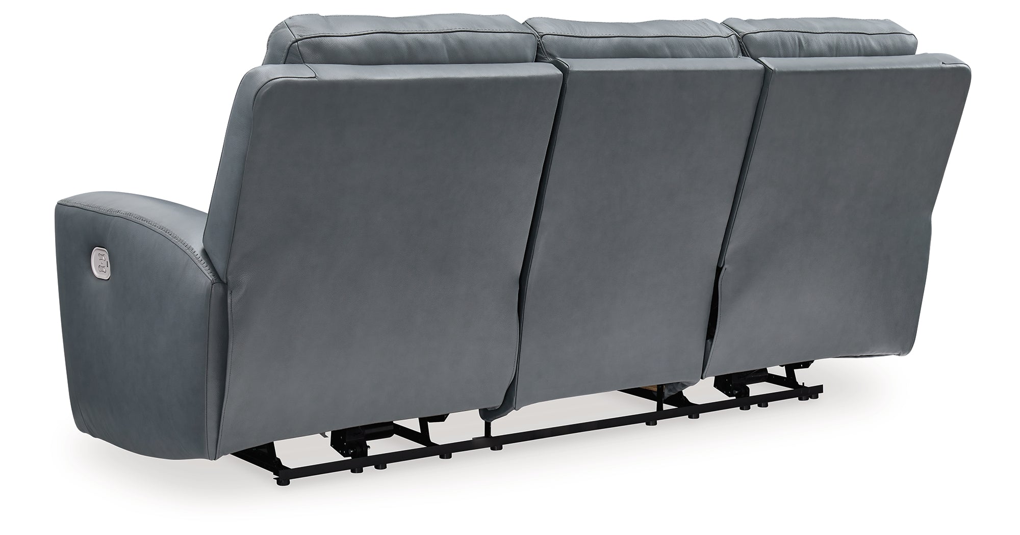 Ashley Mindanao Steel Power Reclining Sofa - Luna Furniture