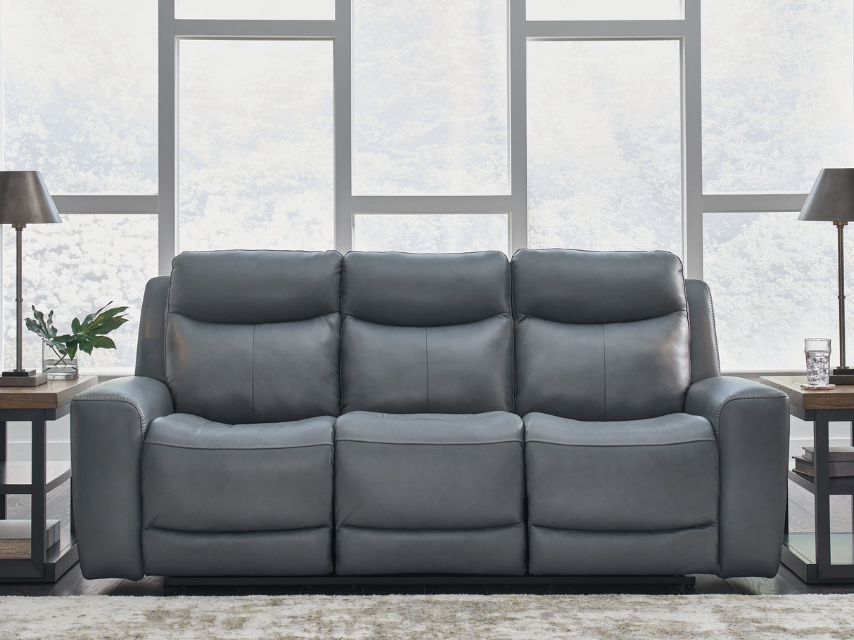 Mindanao Steel Power Reclining Sofa from Ashley - Luna Furniture