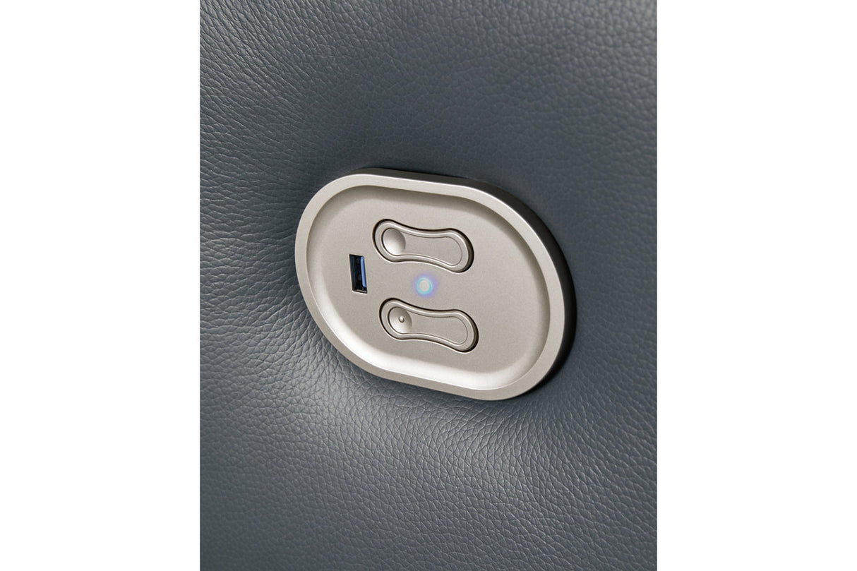 Mindanao Steel Power Reclining Living Room Set from Ashley - Luna Furniture