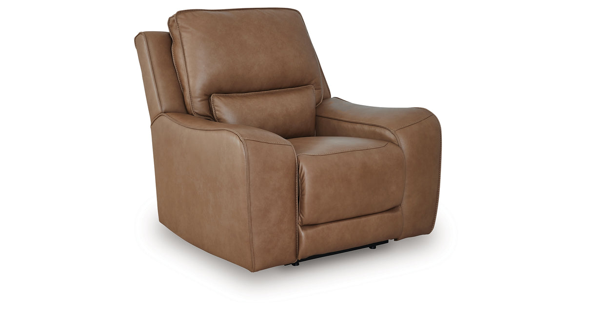 DeepWakes Caramel Power Recliner from Ashley Furniture - Luna Furniture
