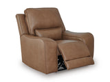 DeepWakes Caramel Power Recliner from Ashley - Luna Furniture