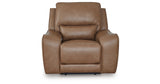 DeepWakes Caramel Power Recliner from Ashley Furniture - Luna Furniture