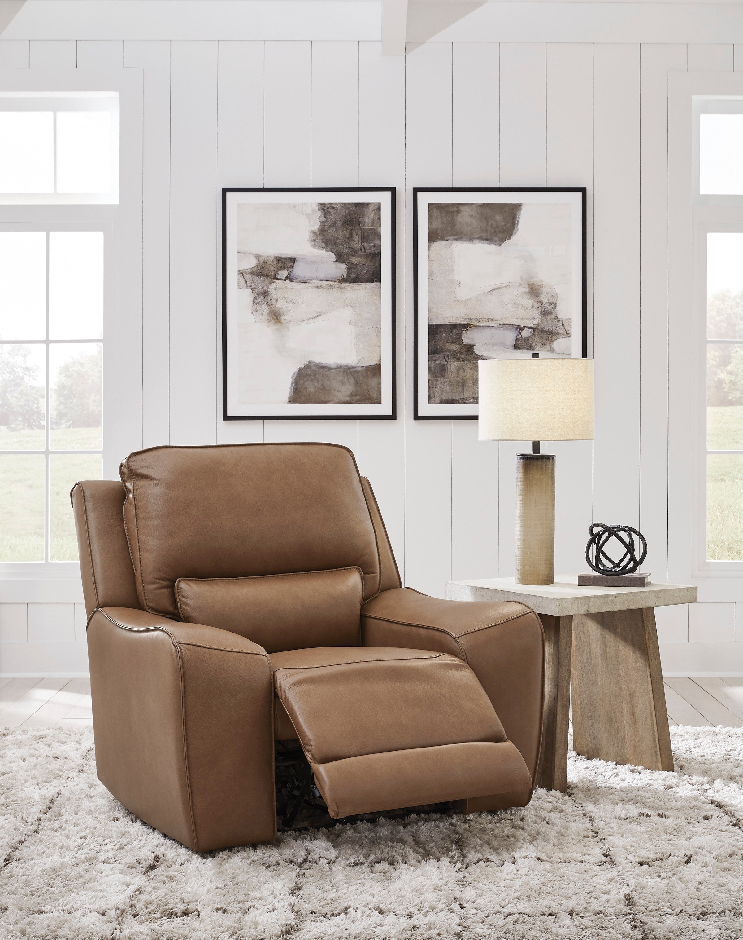 Ashley DeepWakes Silverbrooke Caramel Power Recliner – Luna Furniture