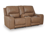 DeepWakes Caramel Sofa and Loveseat from Ashley - Luna Furniture